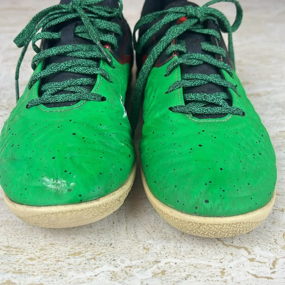 Adidas X 15.2 Indoor Soccer Shoes Green Red Black Mexico Men’s Size 8.5